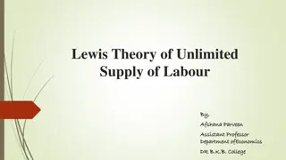 Lewis Theory of Unlimited Supply of Labour in Economic Development