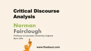 Fairclough's Critical Discourse Analysis Dimensions