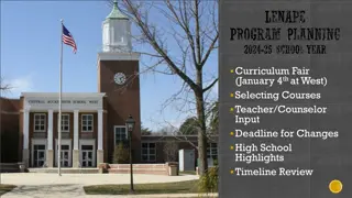 High School Course Selection Guide and Timeline