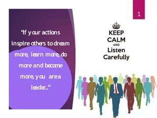 Exploring Leadership: Styles, Qualities, and Impact