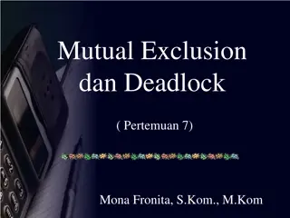 Understanding Mutual Exclusion and Deadlock in Operating Systems