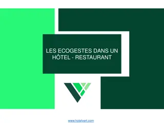 Eco-friendly Practices in Hospitality Industry