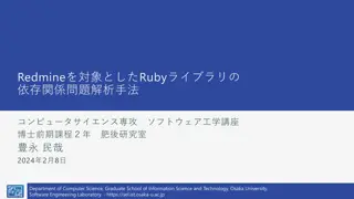 Dependency Analysis Method for Ruby Libraries in Redmine