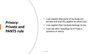 Understanding the Private Parts Rule for Children