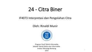 Understanding Binary Image Processing Techniques