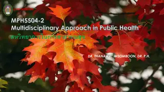 Multidisciplinary Approaches in Public Health Collaboration