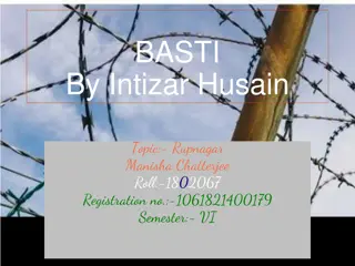 An Indian Soul in a Pakistani Body: Exploring Rupnagar through Zakir's Memories