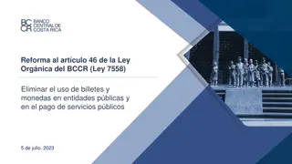 Reform to Article 46 of Costa Rica's Central Bank Organic Law
