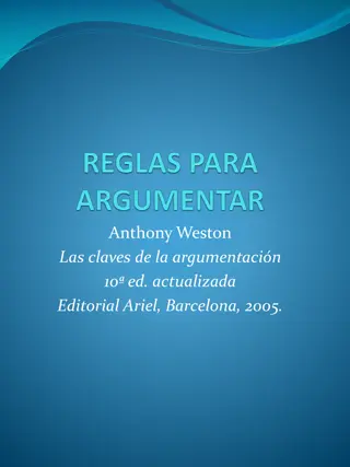 Keys to Effective Argumentation: A Practical Guide