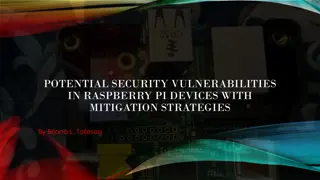 Security Vulnerabilities in Raspberry Pi Devices and Mitigation Strategies