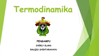 Introduction to First Law of Thermodynamics and Energy Formulations