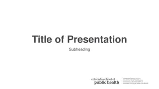 Data Analysis in Public Health: Trends and Insights