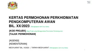 Cloud Computing Services Application for Government Project