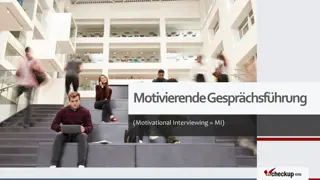 Motivational Interviewing (MI) - Strategies and Principles for Behavior Change