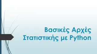 Introduction to Basic Statistical Principles in Python for Data Analysis