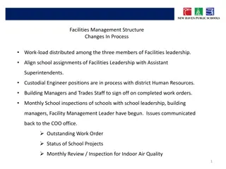 Facilities Management Restructuring and Maintenance Optimization Plan