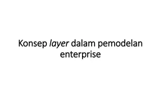 Enterprise Modeling Architecture Concepts and Layers