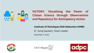 Strengthening Citizen Science for Disaster Risk Reduction in Nepal