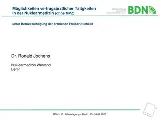 Exploring Contractual Medical Activities in Nuclear Medicine Without a Medical Care Center (MVZ): Insights from Dr. Rona