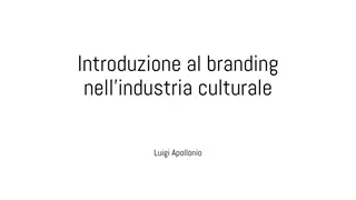 Understanding Branding in the Cultural Industry: An Introduction by Luigi Apollonio