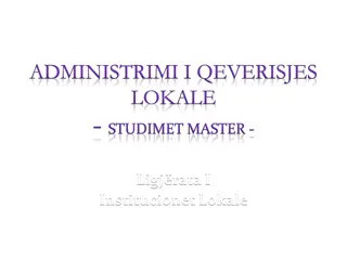 Forms of State Organization and Welfare State Models