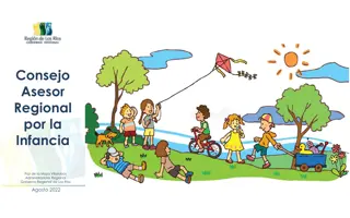 Regional Advisory Council on Childhood - Activities and Progress Report