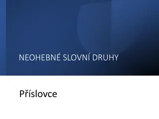 Learning about Adverbs: Types, Formation, and Usage in Czech Language