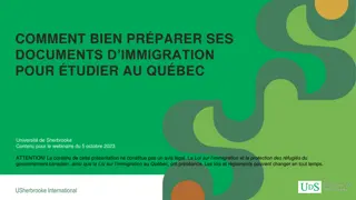 Preparing Immigration Documents to Study in Quebec: Essential Steps