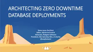 Architecting Zero Downtime Database Deployments with Steve Jones