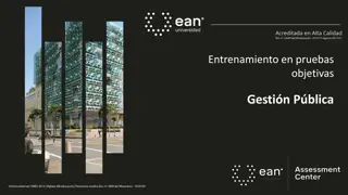 Training in Public Management Objective Tests