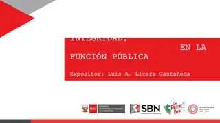 Ethics and Integrity in Public Service