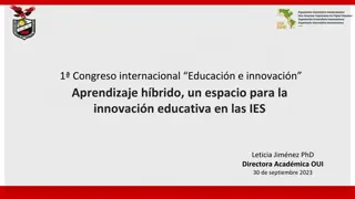 Innovación Educativa: Aprendizaje Híbrido en la Educación Superior