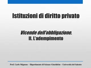 Adempimento dell'Obbligazione nel Diritto Privato: Concetti e Casi Pratici