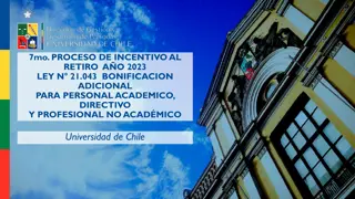 Retirement Incentive Process at University of Chile - Bonus Information