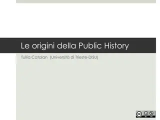 Public History: Bridging the Past and Present