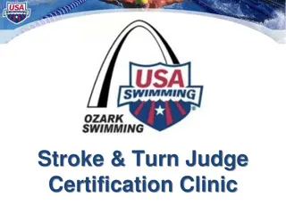 Ozark Swimming Stroke & Turn Judge Certification Clinic Agenda