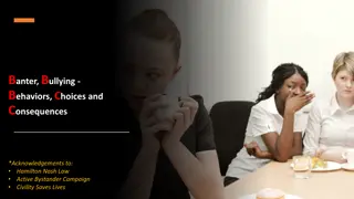 Understanding Banter in the Workplace: Behaviors, Choices, and Consequences