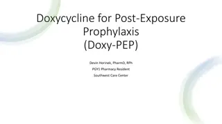 Overview of Doxycycline for Post-Exposure Prophylaxis (Doxy-PEP)