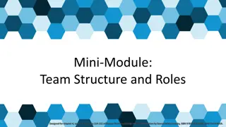 1. Team Structures and Roles Overview
2. Explore various team structures and roles in project management, such as top-do
