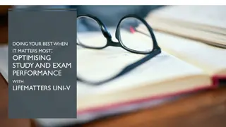 Optimize Study and Exam Performance with LifeMatters Uni-V Approach