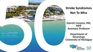 Posterior Circulation Stroke Syndromes Overview