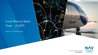 Local Runway Safety Team (L-RST) Chairperson’s Briefing Guide