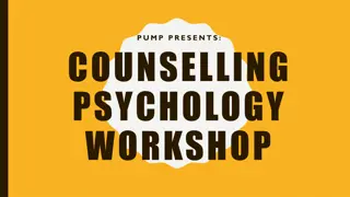 Understanding Counselling Psychology Workshop Overview