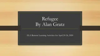 Refugee by Alan Gratz - ELA Remote Learning Activities for April 20-24, 2020