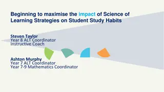 Maximizing Impact: Science of Learning Strategies for Student Study Habits