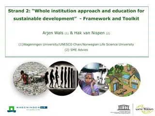 Advancing Education for Sustainable Development: Framework and Toolkit Workshop