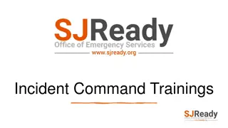 FEMA Training Course Sequence for Incident Command System