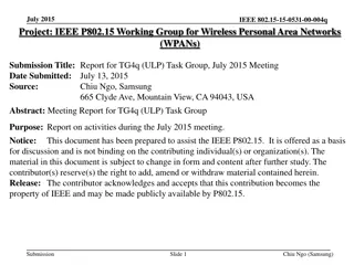 IEEE 802.15-15-0531-00-004q Task Group Meeting Report - July 2015