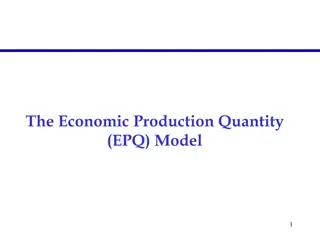 Economic Production Quantity (EPQ) Model Overview