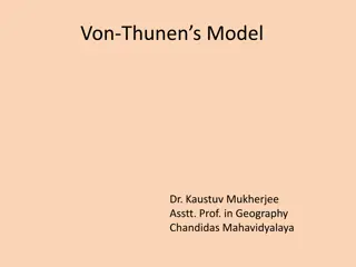 Von Thunen’s Agricultural Location Theory in Geography